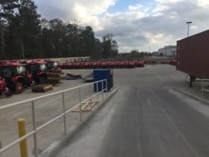 houston facility staging area